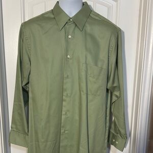 Geoffrey Beene Olive Dress Shirt